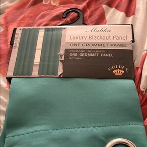 Malika Luxury Blackout Panel in Teal